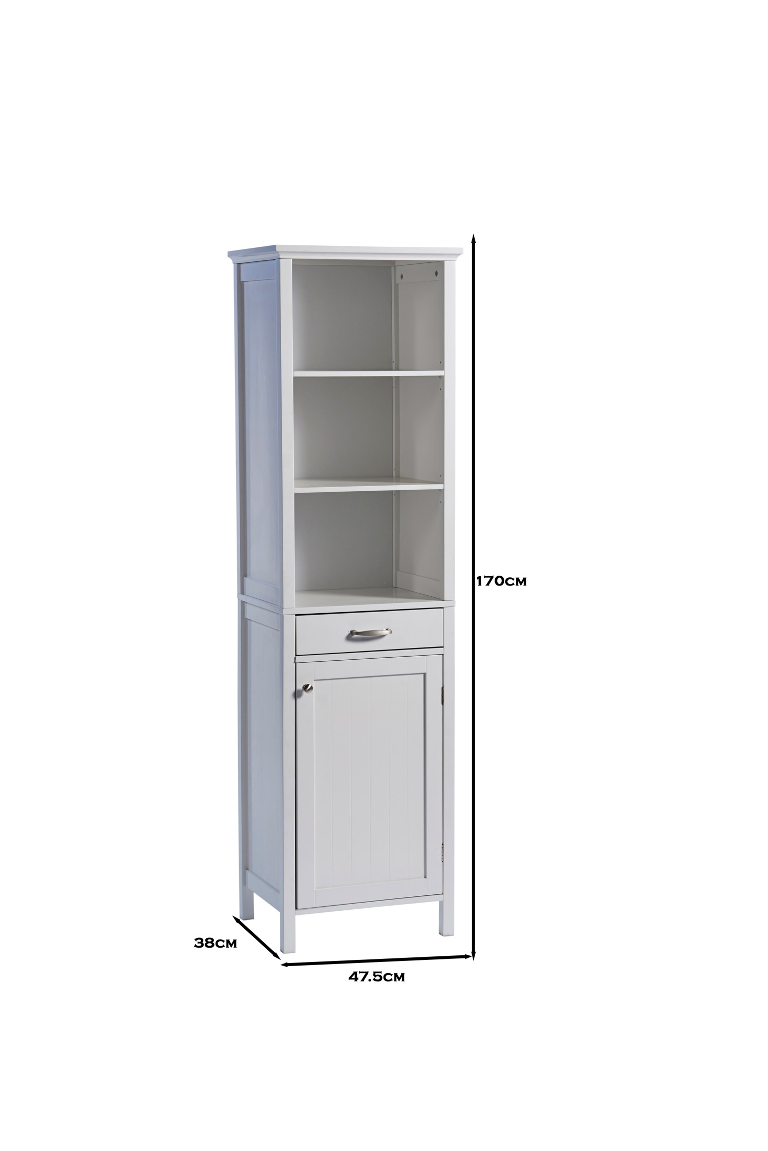 Tall shop storage armoire